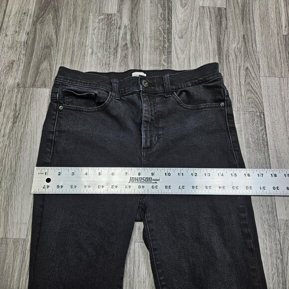 Sneak Peek Jeans Womens 9 Black High Rise Skinny Distressed Denim Juniors - Picture 10 of 13